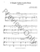 Simple Sailor, Lowly Born piano sheet music cover